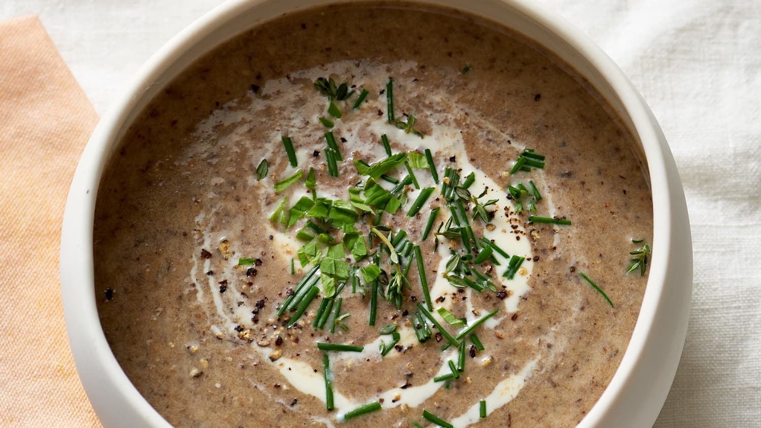 Slow Cooker Cream of Mushroom Soup-image
