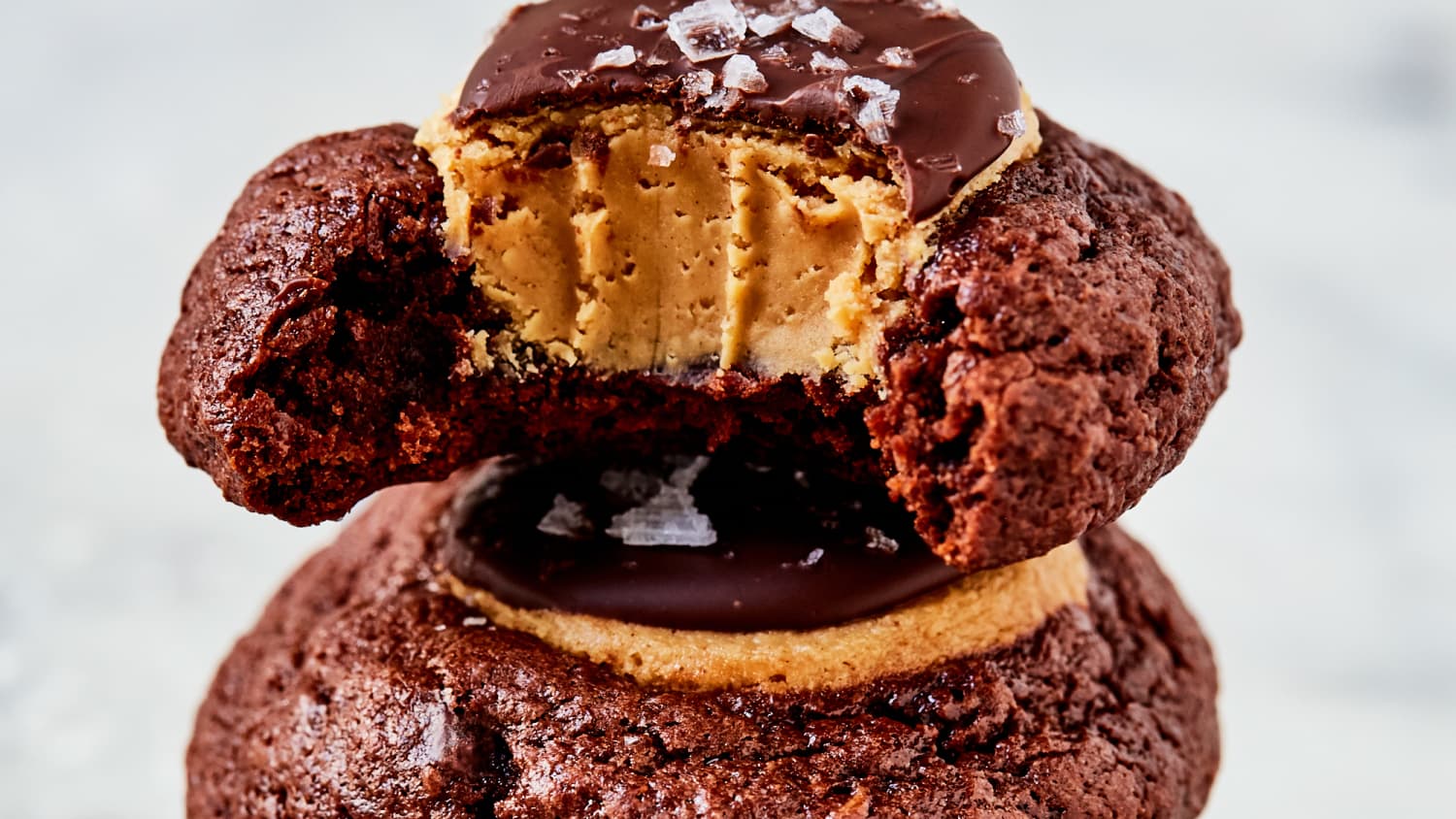 Buckeye Brownie Cookies-image