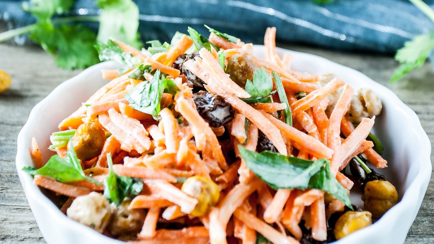 Carrot Tahini Salad with Spiced Chickpeas-image