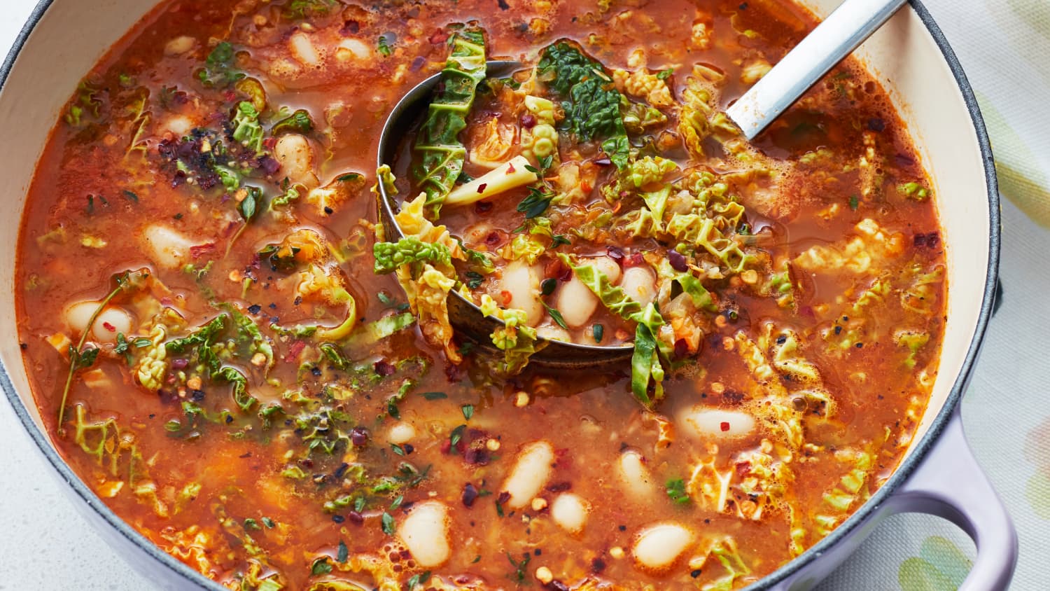 Easy Cabbage & White Bean Soup-image