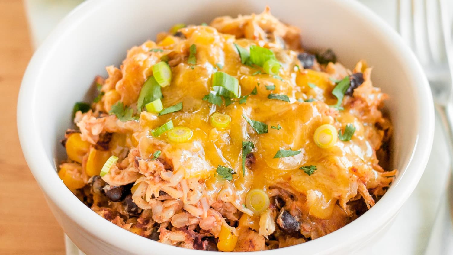 Slow-Cooker Chicken Burrito Bowls-image