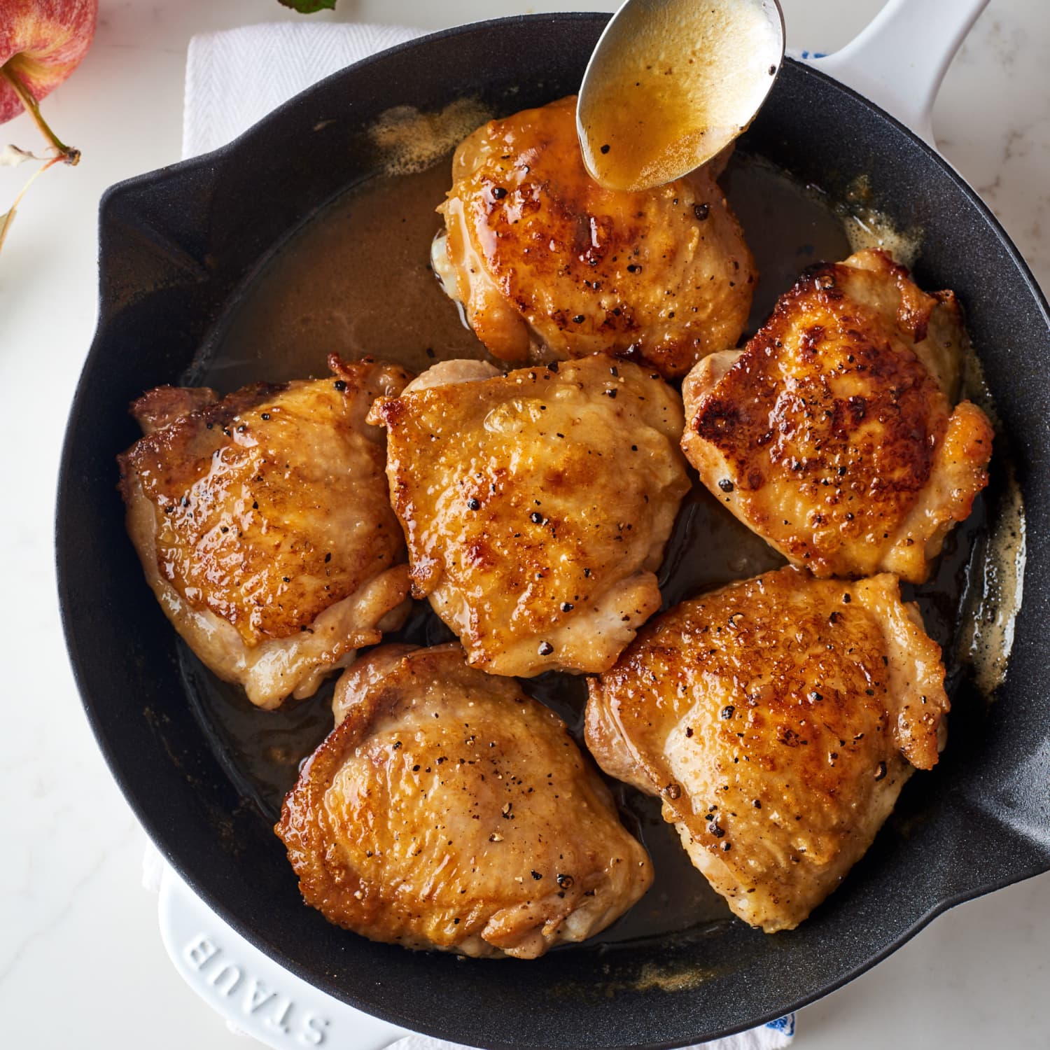 Apple Cider Glazed Chicken Thighs Kitchn