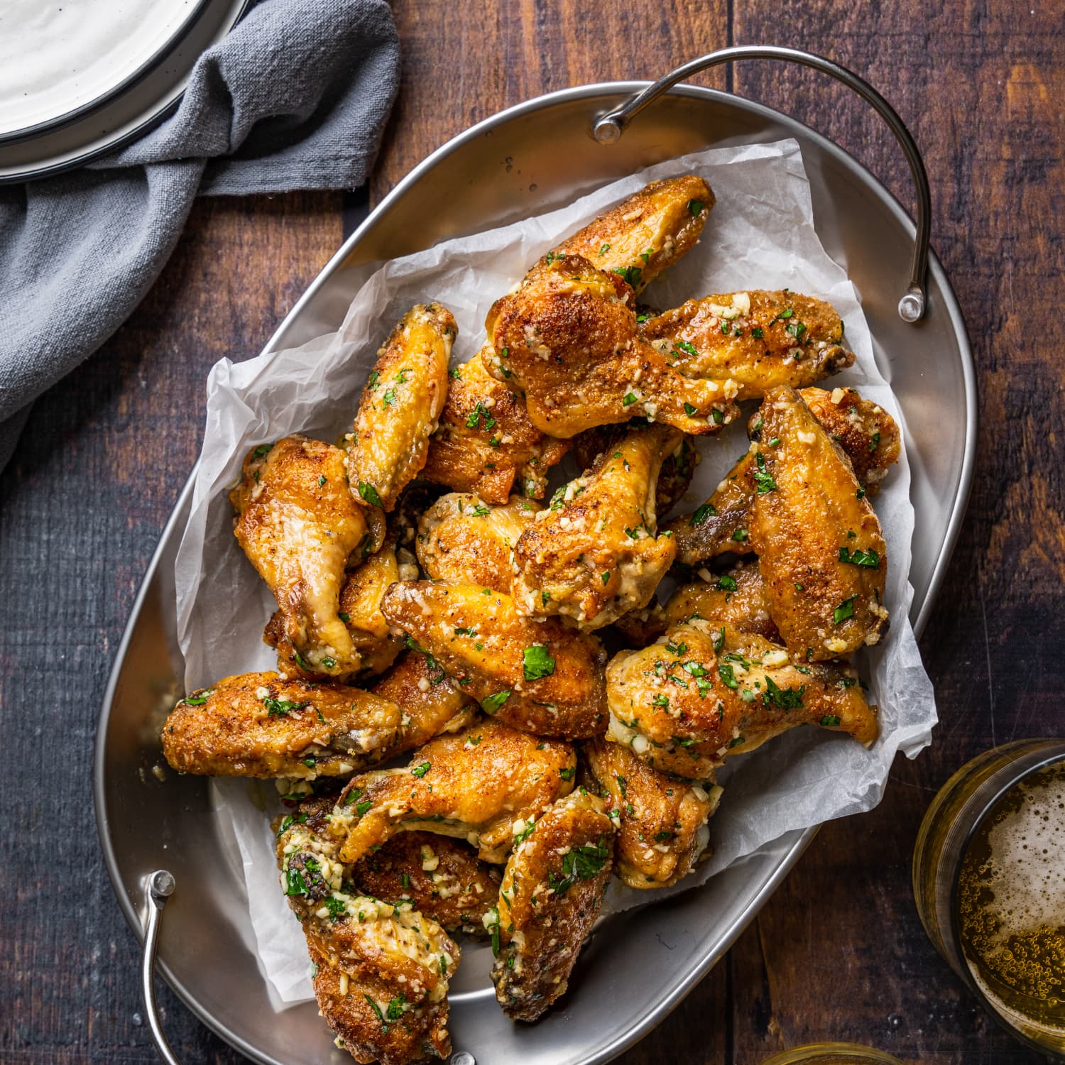 Garlic Parmesan Wings Kitchn