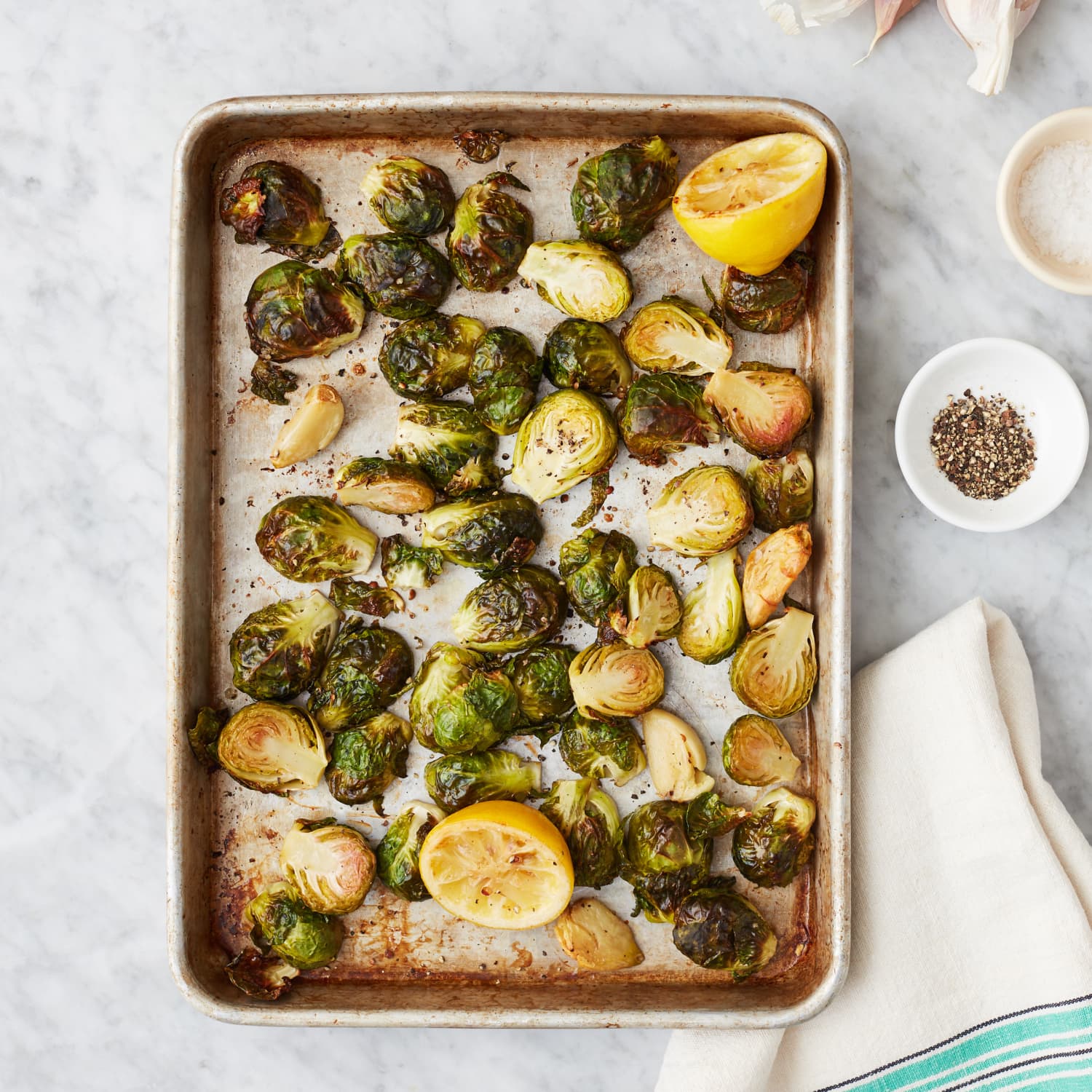 Roasted Brussels Sprouts With Lemon And Garlic Kitchn