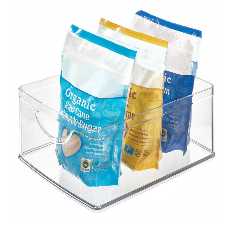 iDesign Stackable Clear Cabinet Bin at Bed Bath & Beyond