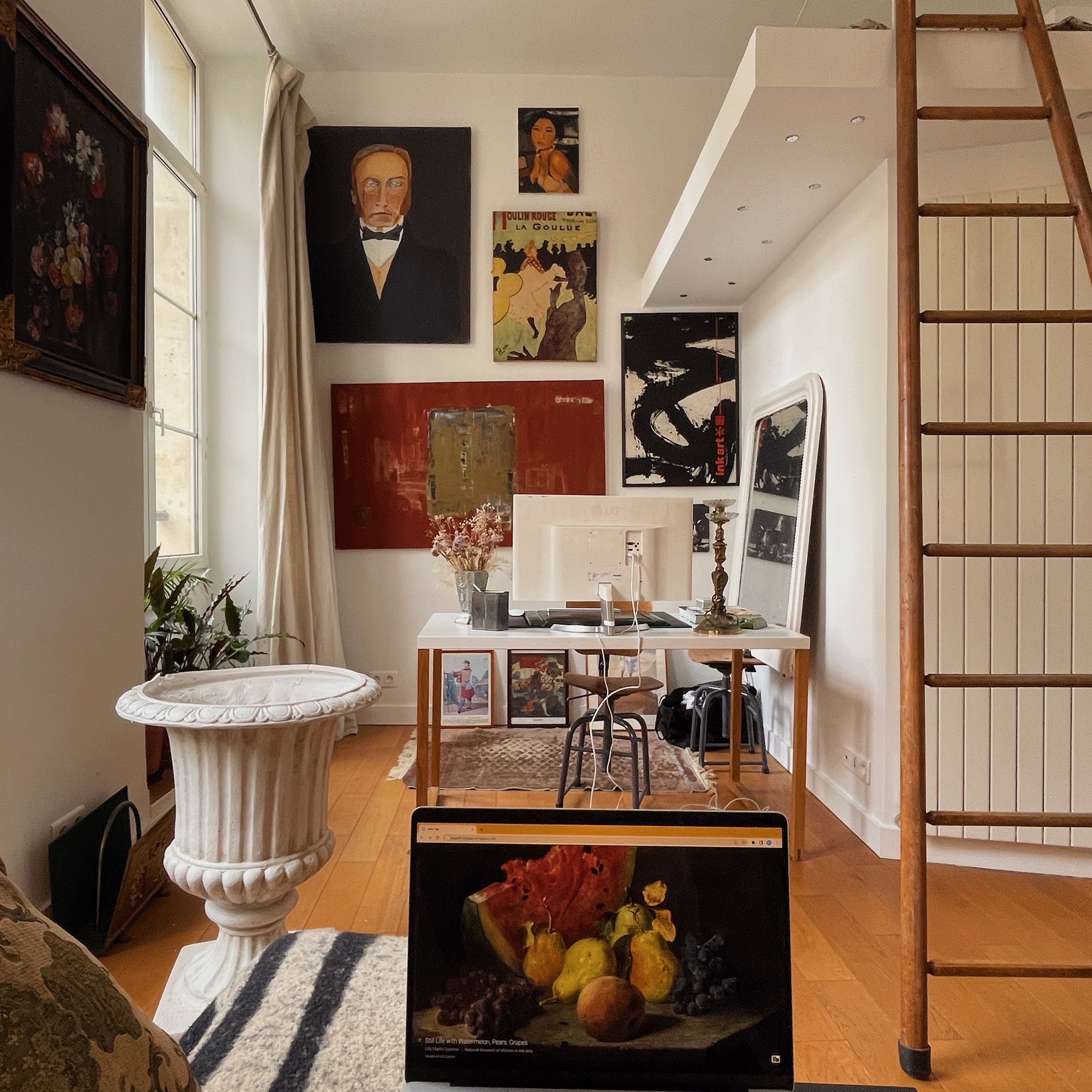 This Travel YouTuber's 420-Square-Foot Studio Apartment in Paris Is Perfect