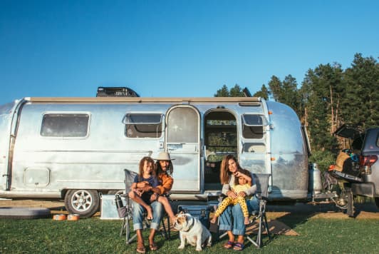 How This Family of Four Lives Large in a 200-Square-Foot Airstream