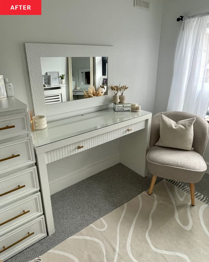 ikea dressing table How to Style the Ikea Malm Vanity Table  Dorothy Pro Blog