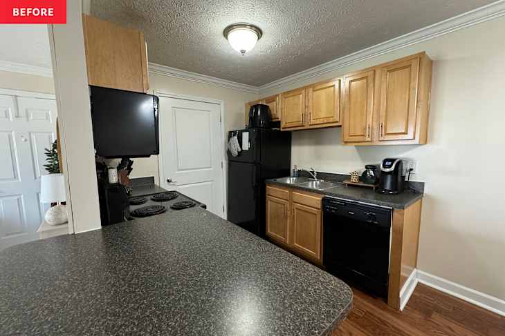 Kitchen before redecoration.