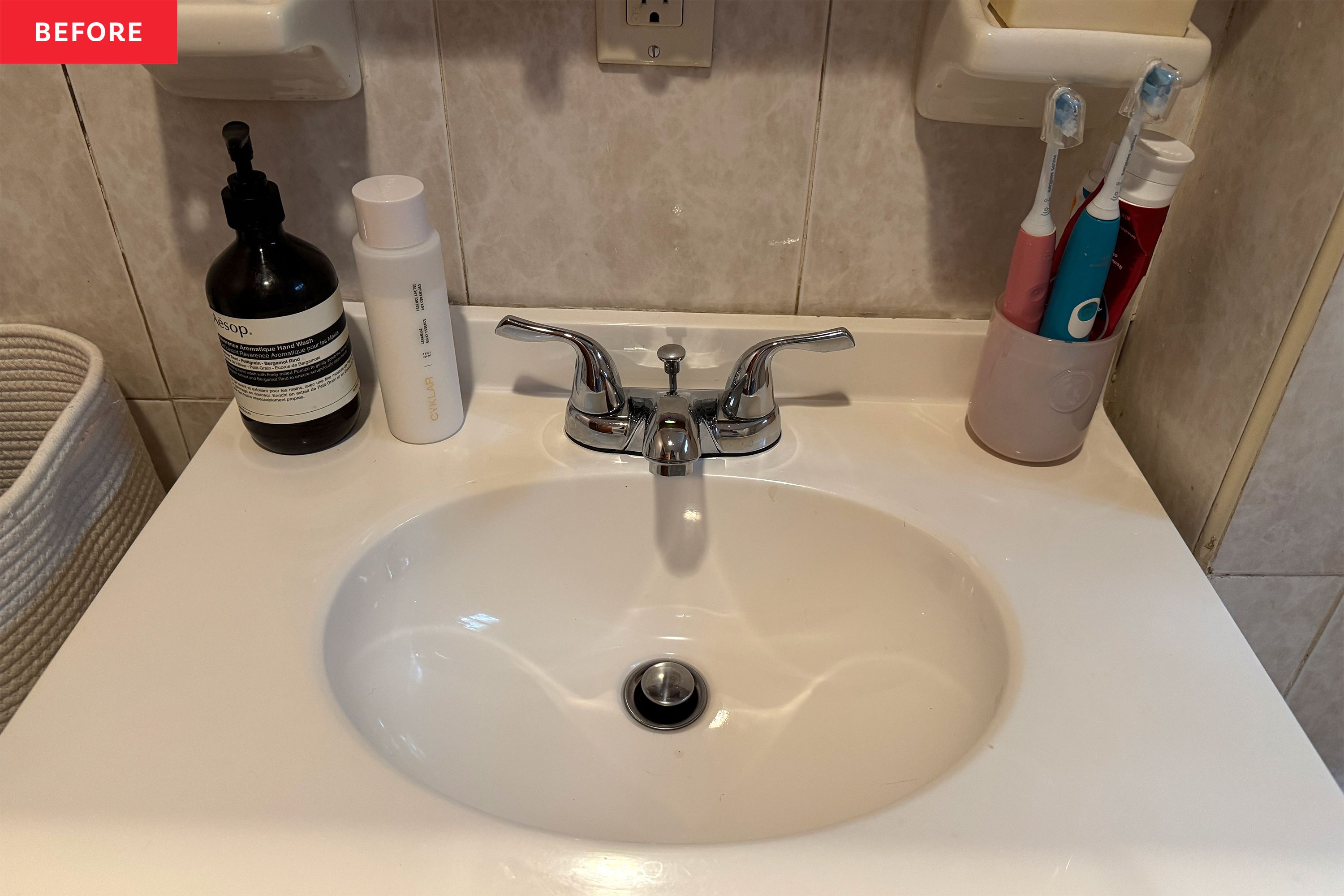 I Put a Dish Rack in My Tiny Bathroom, a