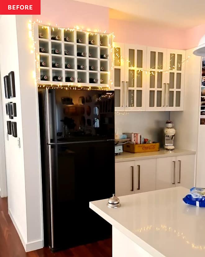 Before & After: An “Outdated” White Kitchen Gets a Colorful, Vintage-Inspired Makeover