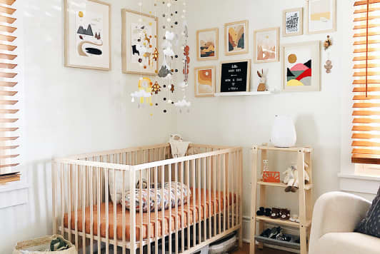 This Award-Winning Writer's Tiny, Nature-Themed Nursery Tells So Many Stories