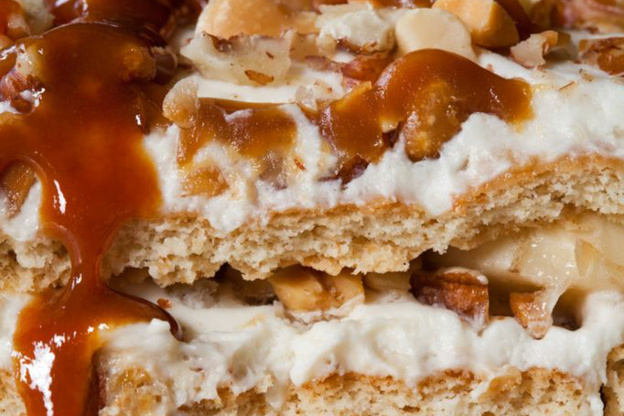 This No-Bake Banana and Peanut Butter Caramel Icebox Cake Is the Best Recipe I've Ever Developed