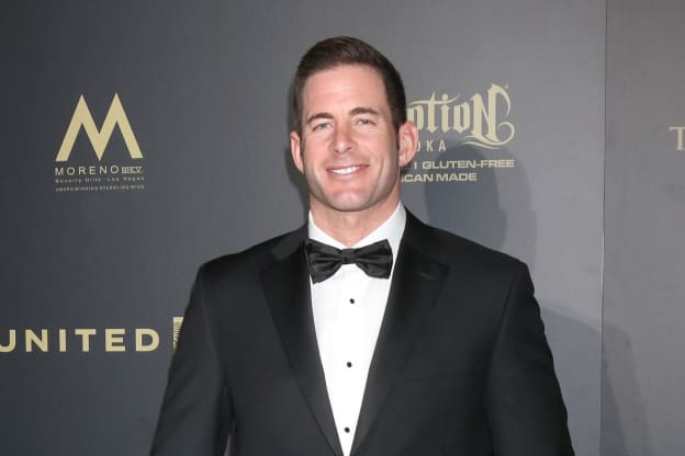 Tarek El Moussa's Black Kitchen Backsplash Is Seriously Goth-Glam