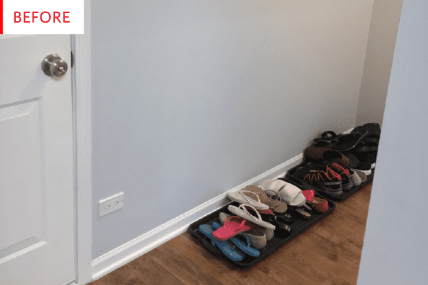 Before and After: An Empty Entryway Gets a Functional Facelift Thanks to an IKEA Classic