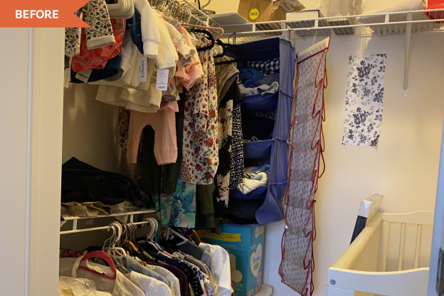 Before and After: An $800 Closet-Turned-Nursery Is Packed with Small-Space IKEA Finds