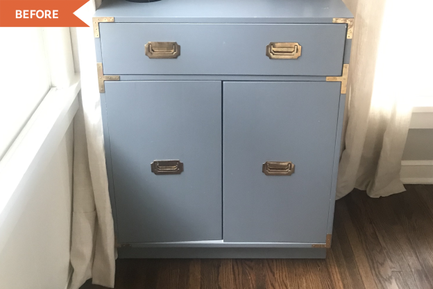 Before and After: A $30 Cabinet Hack That's Purr-fect for Cat Owners