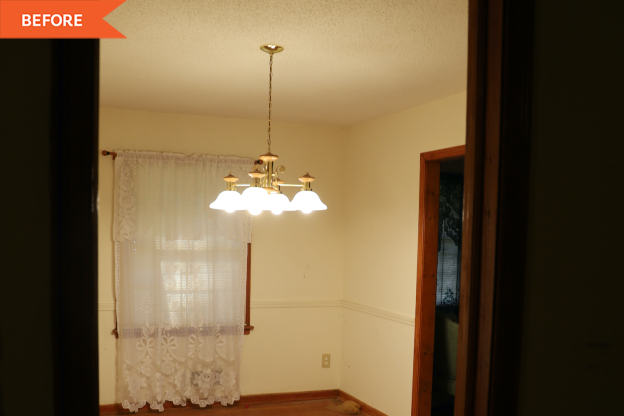 Before and After: A 1950s Dining Room Gets a Modern Refresh with a Trendy 2022 DIY
