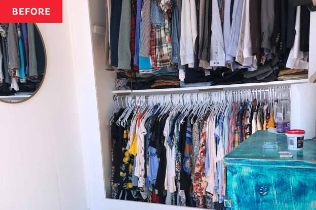 Before and After: A One-Bedroom Apartment Sneaks in a Nursery with This Cute and Clever Redo