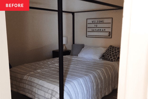 Before and After: A Sad Beige Bedroom Comes to Life Thanks to a $200 Paint Project