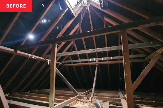 Before and After: A Bare Attic Turns into a 