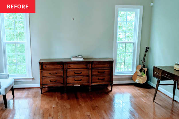 A Renter-Friendly Spare Room Refresh Brightens the Space