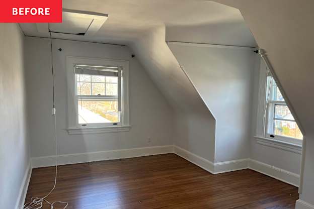One Paint Color Changed Everything in This Awkward, Forgotten Room