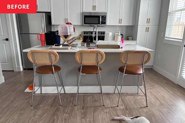 Before and After: This Kitchen Island Makeover Transformed the Entire Space — And Cost Nothing