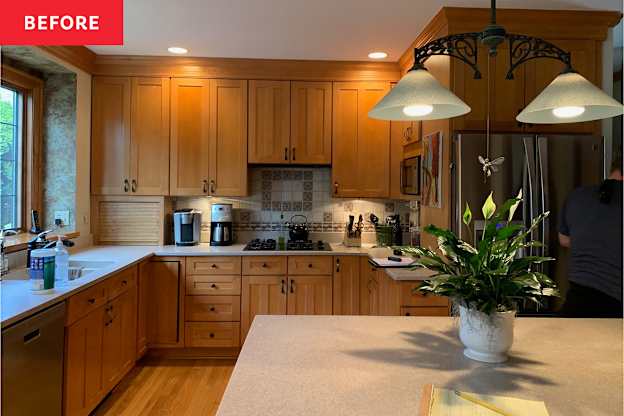 A “Sea of Natural Maple Cabinetry” Became an Unexpectedly Colorful Kitchen