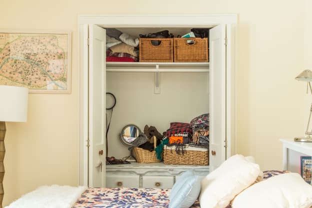 This $15 Solution Will Add a Ton of Storage to Your Closet in the Most Unlikely Spot