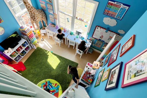 This Amazing Playroom Is Hidden Behind a Secret Bookcase Door