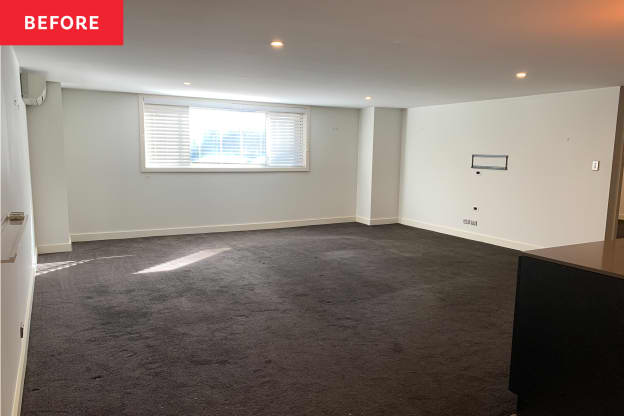 Before and After: These IKEA Shelves Completely Changed How This Living Room Works