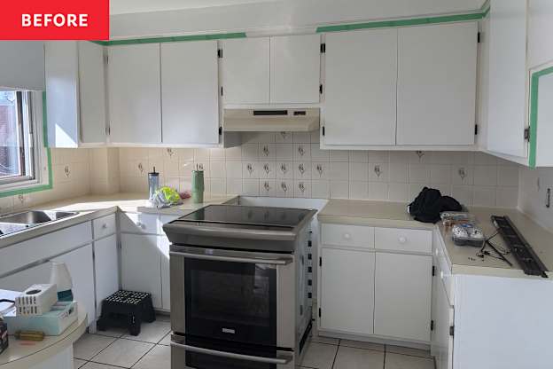 A Couple Gave Their Tiny Rental's Cold Kitchen a Major Makeover