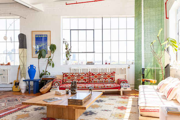 A Ceramic Artist Keeps Her Kiln Between the Couches in Her Toronto Loft