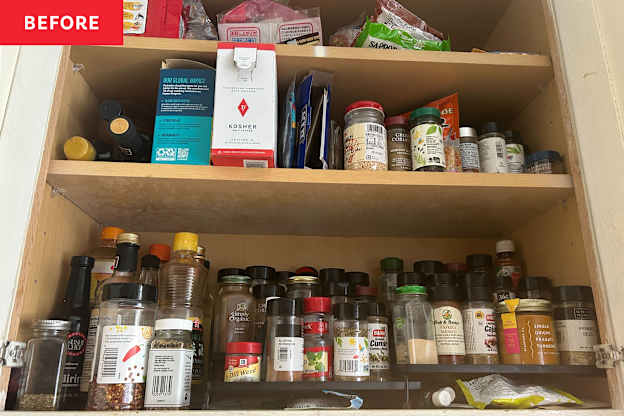 I Tried This Spice Storage Trick and Transformed My Cabinet in 15 Minutes