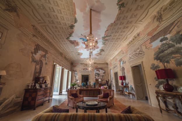 A Look Into the Rich History of the Stunning Villa That Daphne and Harper Rented in 