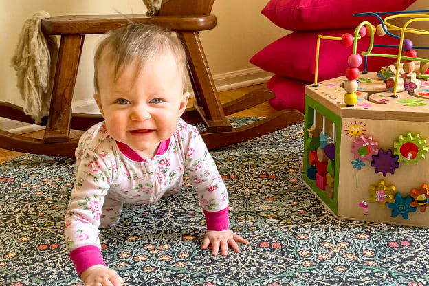 The Best Thing I Ever Did for My Kid's Bedroom Was Add a Play Mat That Looks Like a Designer Rug