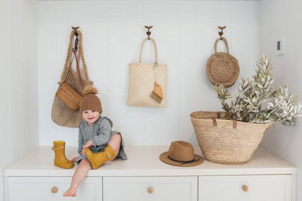 12 Examples of How Busy Families Set up Their Entryways