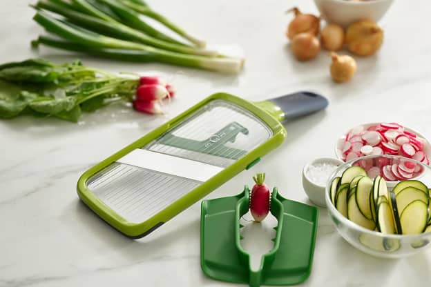 This 2-in-1 Kitchen Tool Does All the Meal Prep of a Mandoline Without Taking Up Space