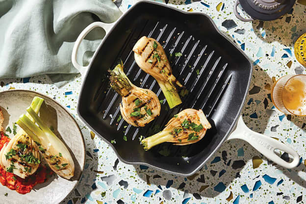 5 Le Creuset Grill Pans That'll Make It Feel Like Summer All Year Long