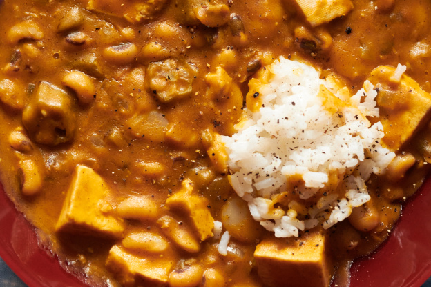 Omar Tate's Vegetarian Gumbo, Led By His Ancestors, Keeps Its Soul, Heart, and Bones