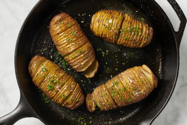 How to Make Hasselback Potatoes with Any Potato You Have on Hand