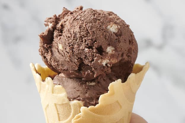 This No-Churn Rocky Road Ice Cream Only Takes 15 Minutes to Make