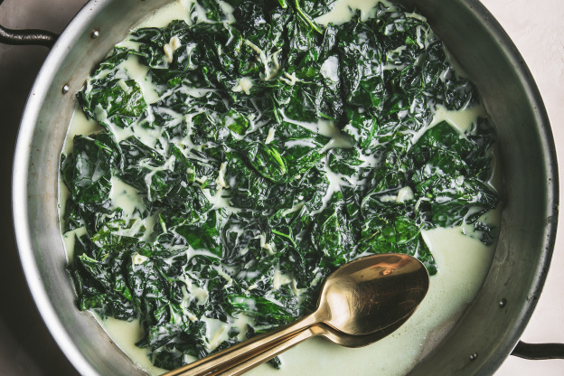 Gregory Gourdet's Creamed Collard Greens Are the Perfect Side Dish