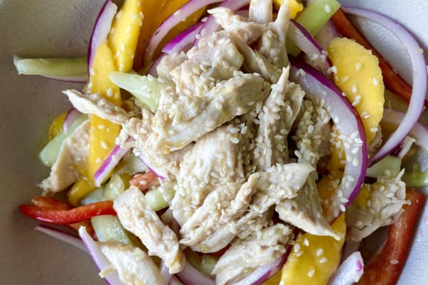 This Tender, Flavorful Korean Chicken Salad Helps Me Stay True to Myself