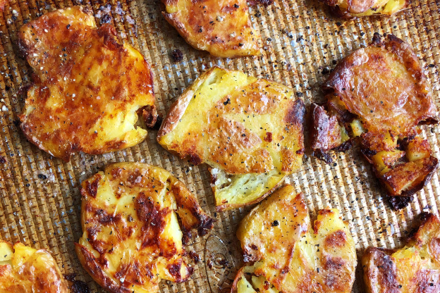 I Tried Rachael Ray's Crispy Smashed Lemon Potatoes