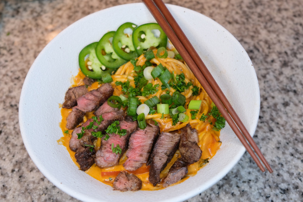 I Tried This Popular Recipe for Spicy Garlic Creamy Ramen