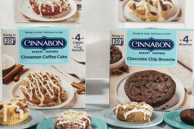 Cinnabon Is Releasing a Line of Ready-to-Heat Goods and One Is a Cinnamon Coffee Cake