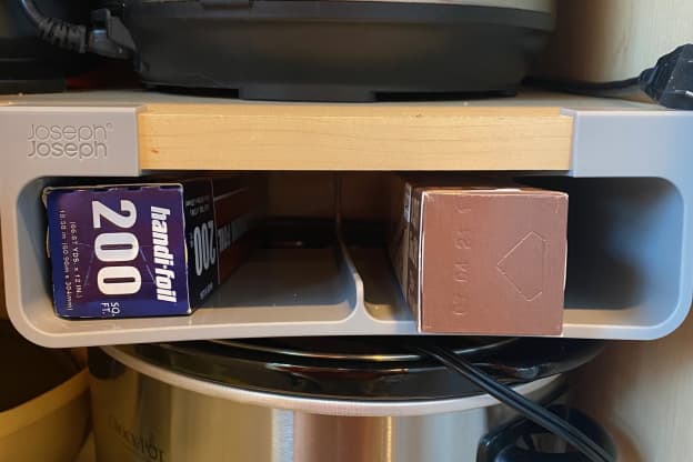 The $10 Cabinet Organizer That Created Space Where I Didn't Think Was Possible