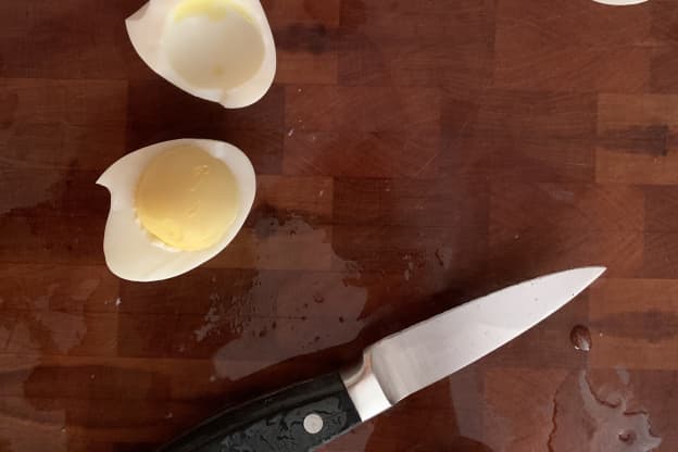 I Tried This TikTok Hack for Cutting Hard-Boiled Eggs